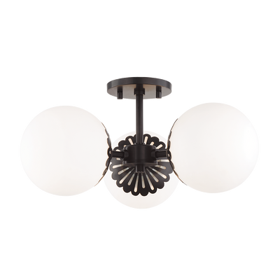 ##Antique Hardware## Paige Semi Flush