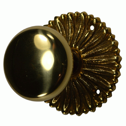 Antique Hardware French Provincial Rosette Door Set with Round Brass Door Knobs (Several Finishes Available) Weslock Door Knobs