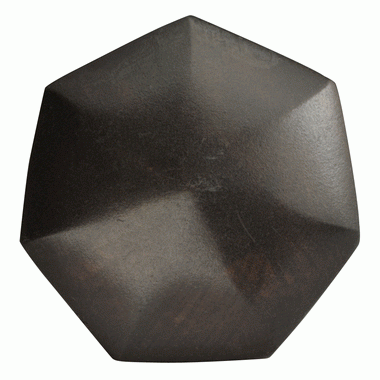 Antique Hardware 1 3/8 Inch Solid Brass Heptagonal Cabinet & Furniture Knob CABINET KNOB