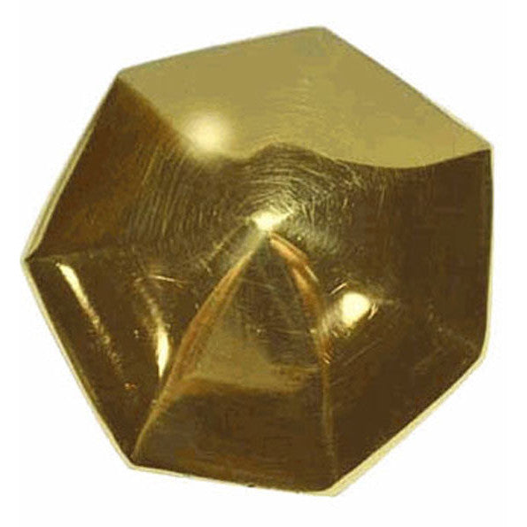 Antique Hardware 1 3/8 Inch Solid Brass Heptagonal Cabinet & Furniture Knob CABINET KNOB