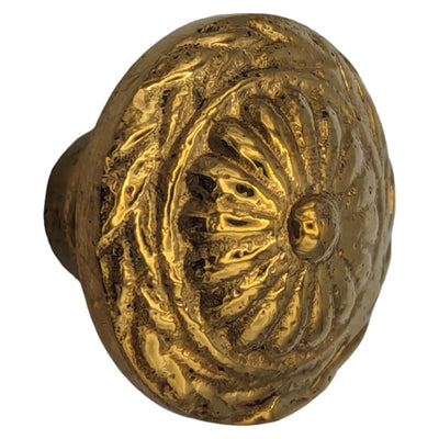 Antique Hardware 1 Inch Floral Cabinet Knob (Several Finishes Available) CABINET KNOB