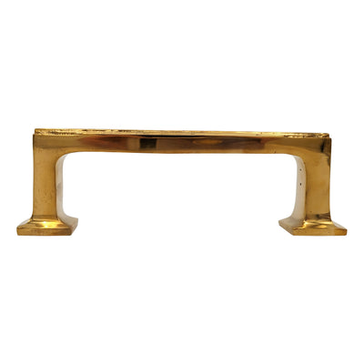 ##Antique Hardware## 7 Inch Solid Brass Art Deco Skyscraper Pull (Several Finishes Available)