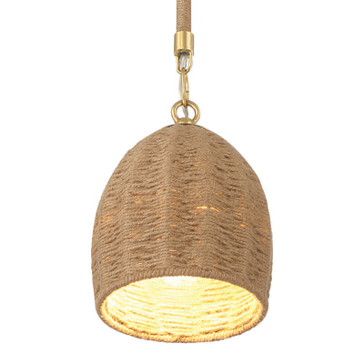 ##Antique Hardware## Jace 1 Light Soft Gold Mini Pendant