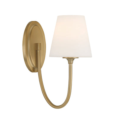 ##Antique Hardware## Juno 1 Light Vibrant Gold Sconce