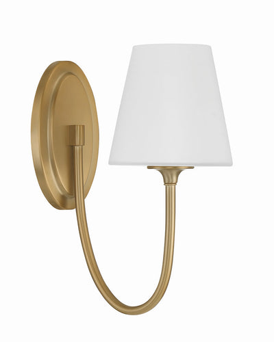 ##Antique Hardware## Juno 1 Light Vibrant Gold Sconce