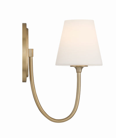 ##Antique Hardware## Juno 1 Light Vibrant Gold Sconce