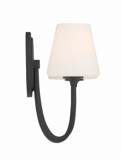 ##Antique Hardware## Juno 2 Light Black Forged Sconce