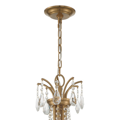 ##Antique Hardware## Karrington 8 Light Aged Brass Chandelier