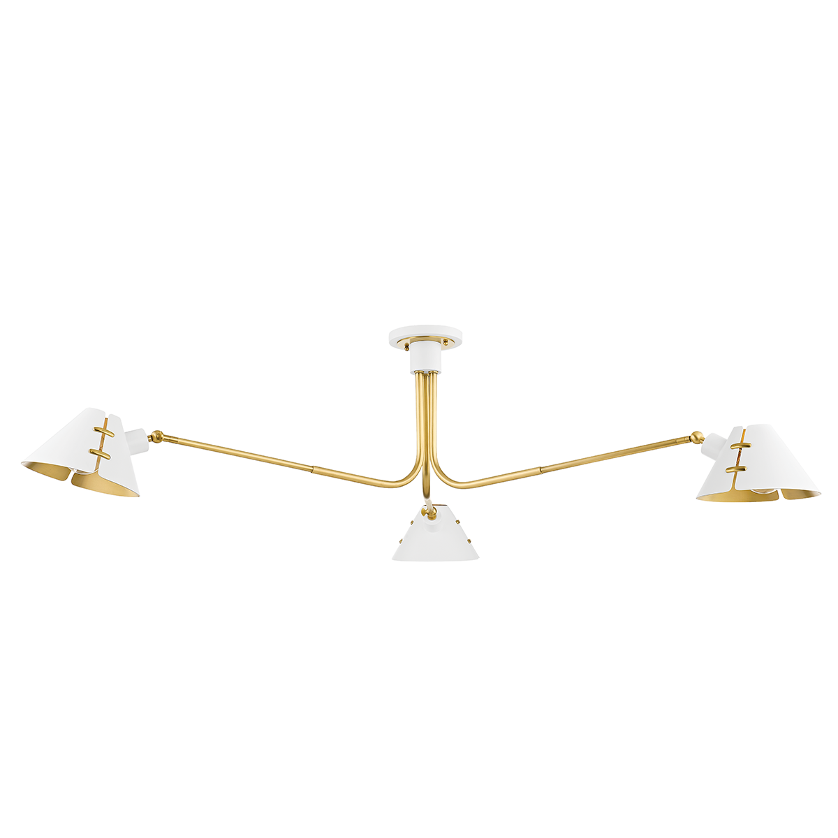 ##Antique Hardware## Split Semi Flush