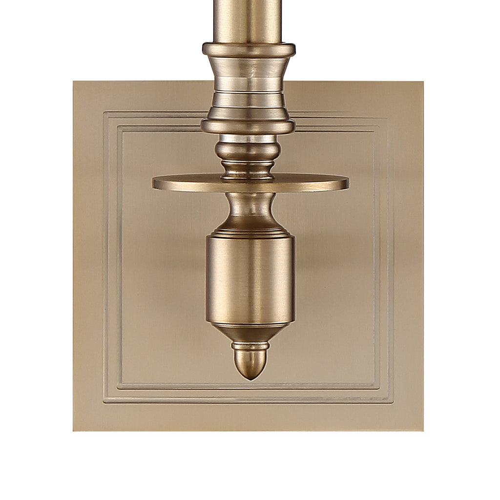 ##Antique Hardware## Lloyd 1 Light Aged Brass Sconce