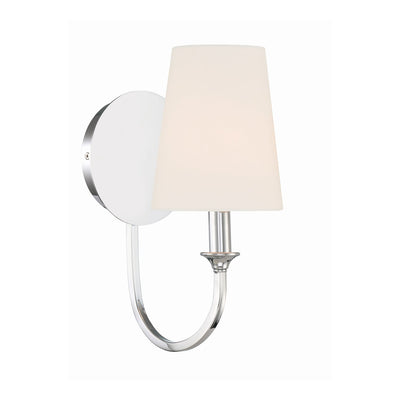 ##Antique Hardware## Payton 1 Light Polished Chrome Sconce