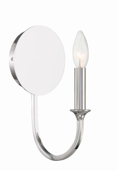 ##Antique Hardware## Payton 1 Light Polished Chrome Sconce