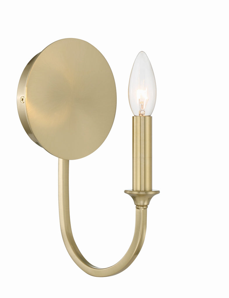 ##Antique Hardware## Payton 1 Light Vibrant Gold Sconce