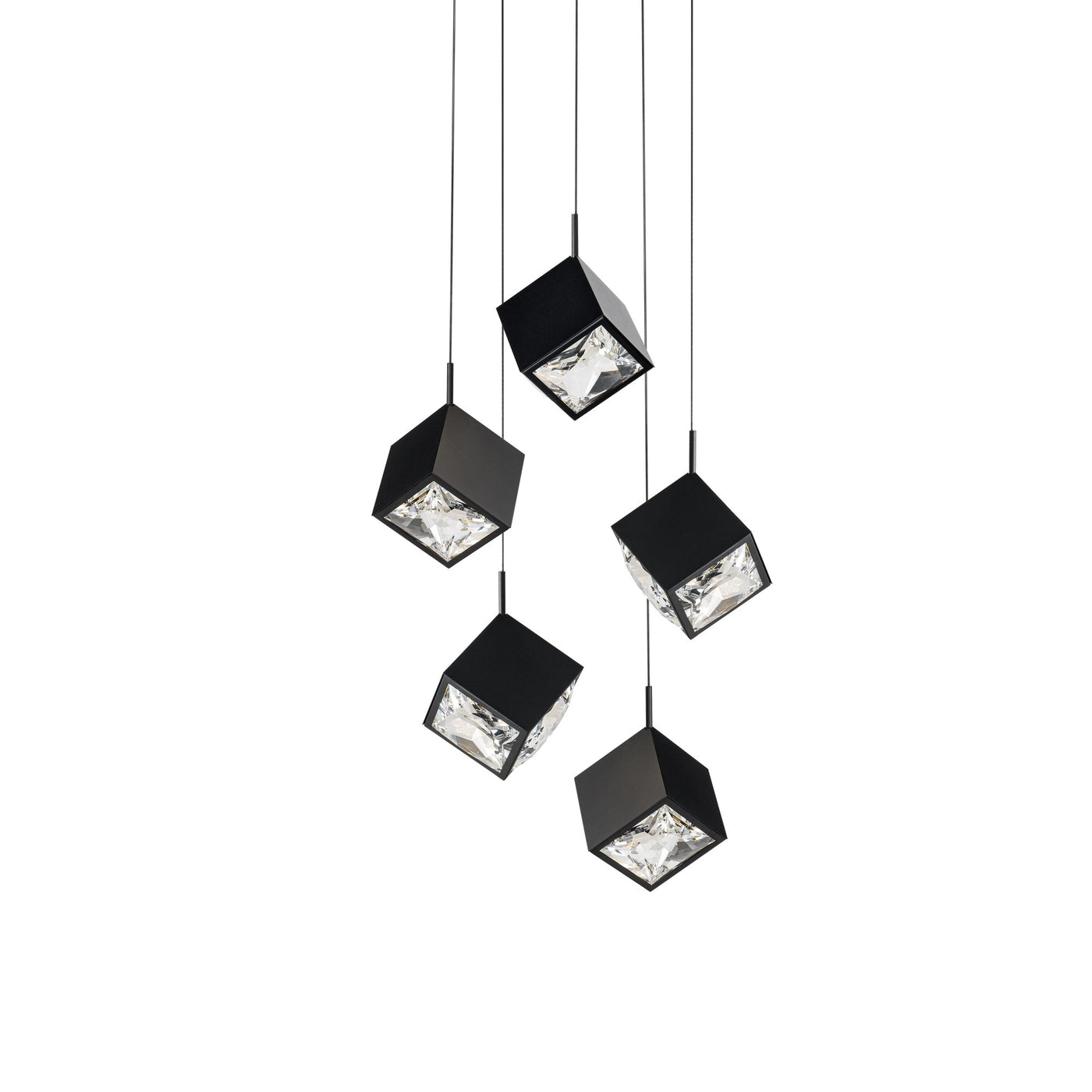 ##Antique Hardware## Ice Cube Multi-Light 4-CCT Pendant