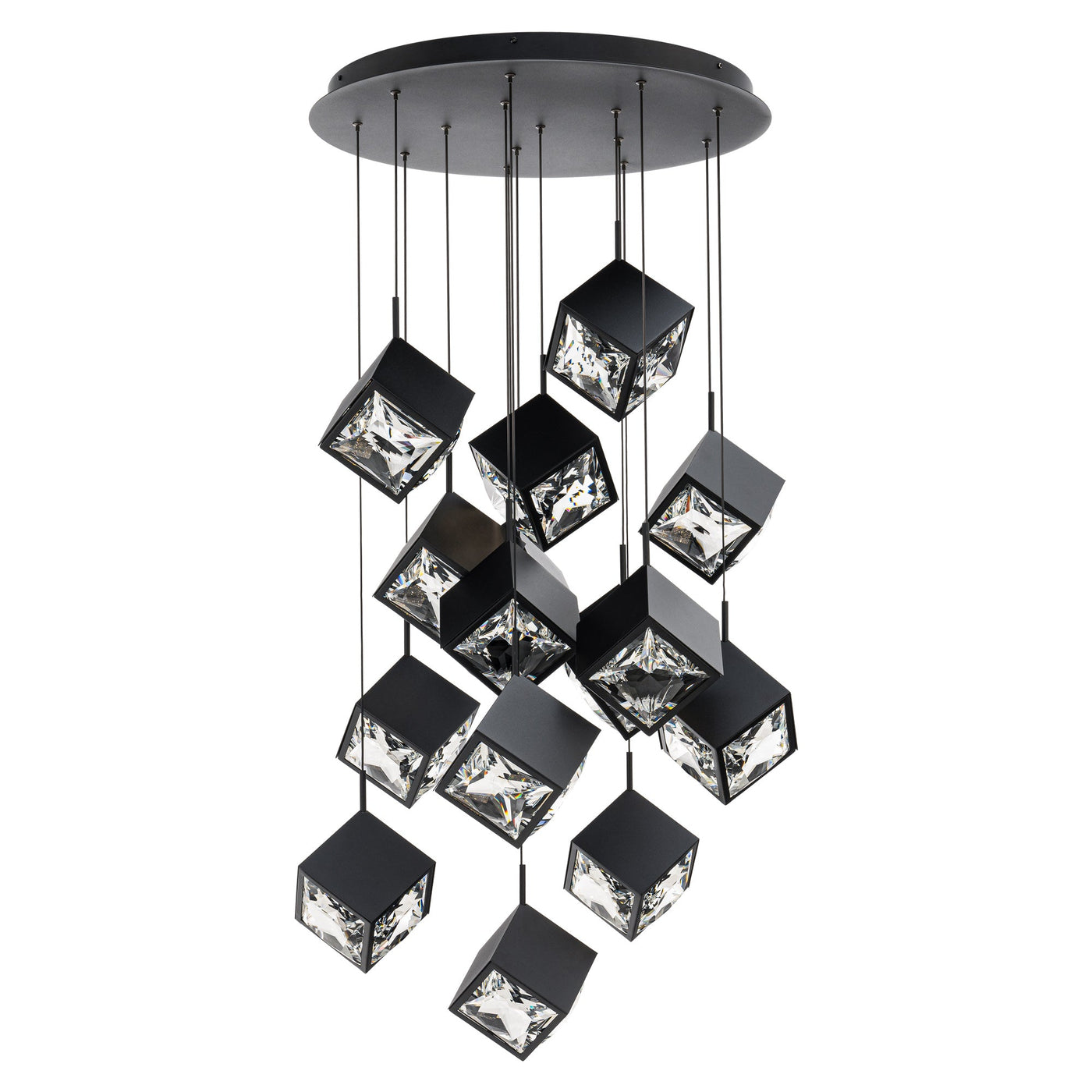 ##Antique Hardware## Ice Cube Multi-Light 4-CCT Pendant