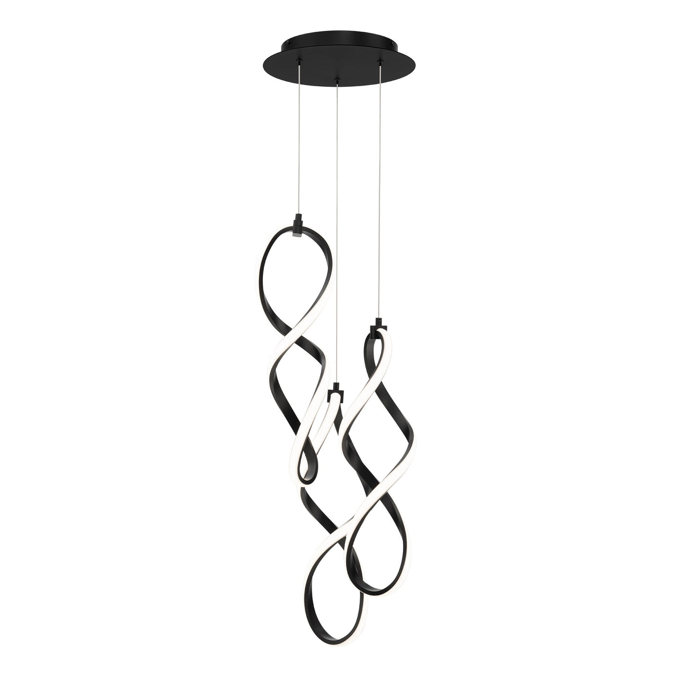 ##Antique Hardware## Interlace Multi-Light 4-CCT Pendant