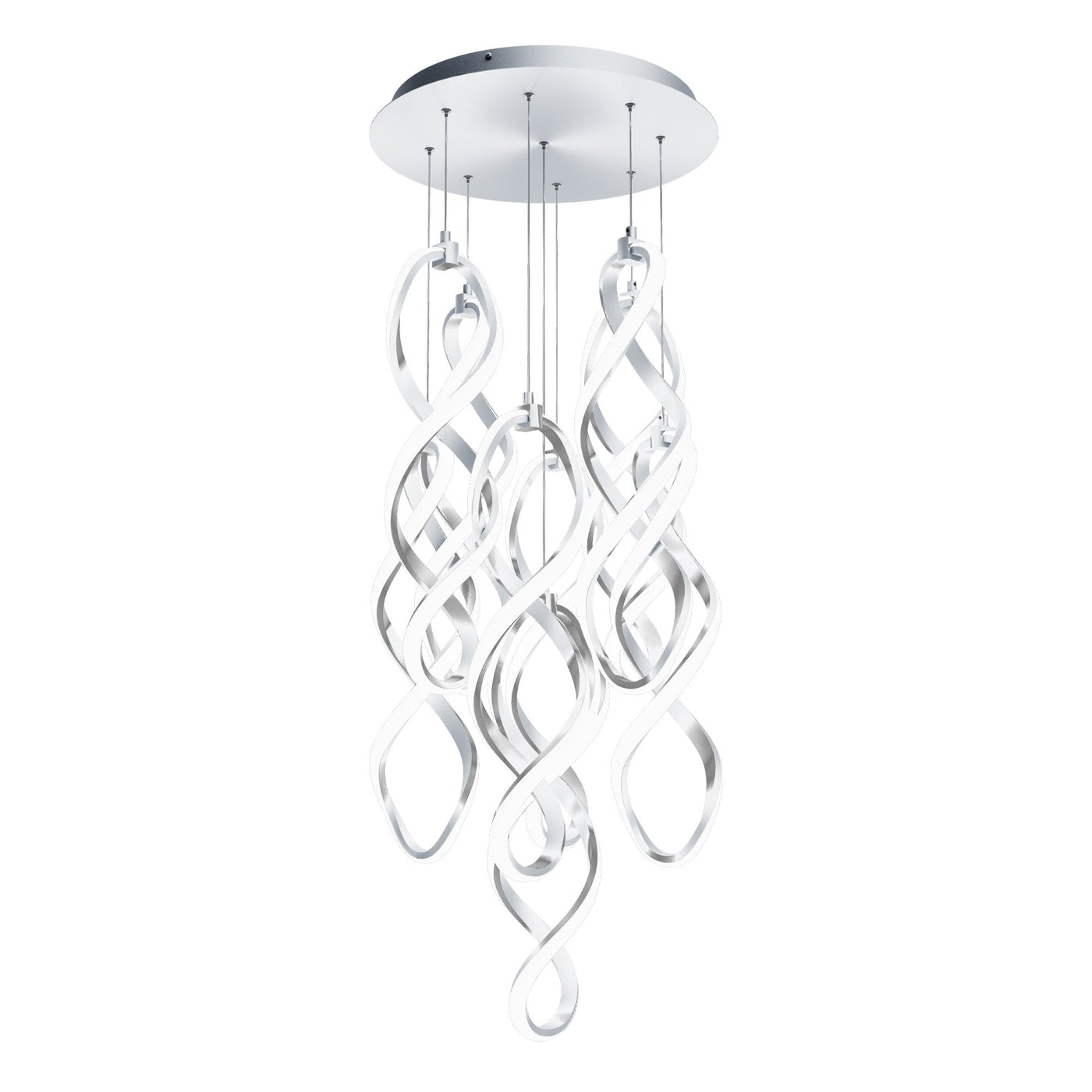 ##Antique Hardware## Interlace Multi-Light 4-CCT Pendant