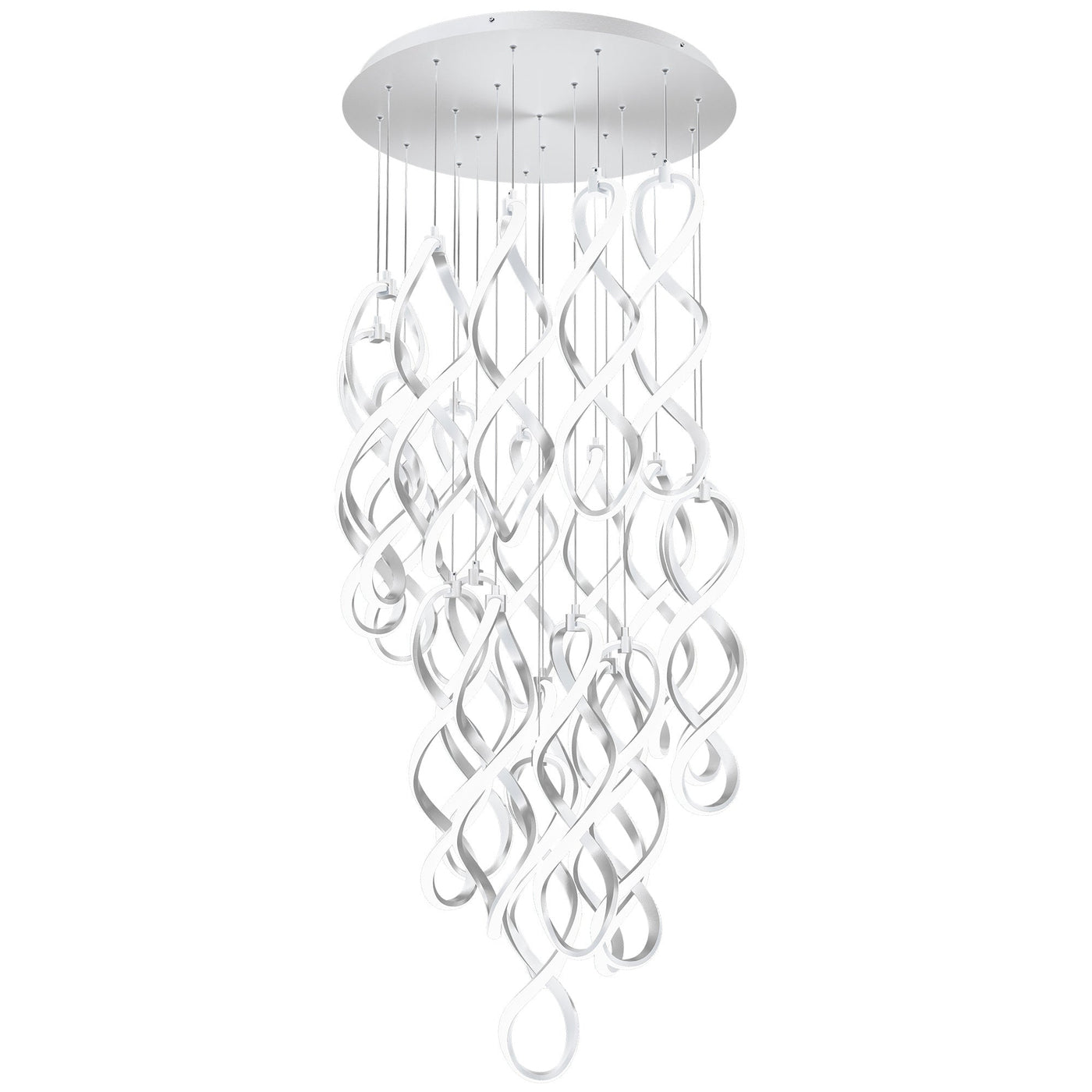 ##Antique Hardware## Interlace Multi-Light 4-CCT Pendant