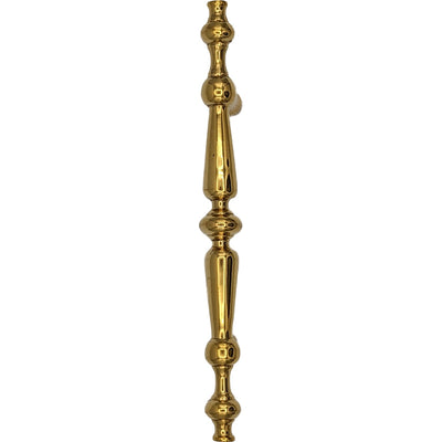 Antique Hardware 6 1/2 Inch Overall (4 Inch c-c) Solid Brass Victorian Pull CABINET PULL