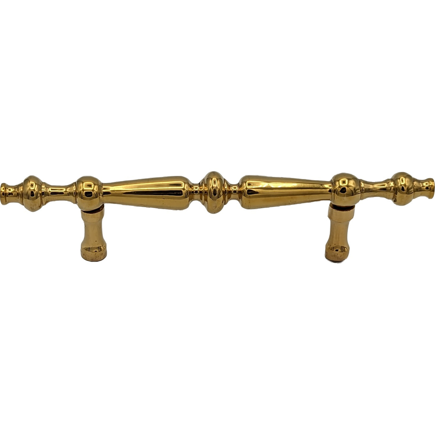 Antique Hardware 6 1/2 Inch Overall (4 Inch c-c) Solid Brass Victorian Pull CABINET PULL