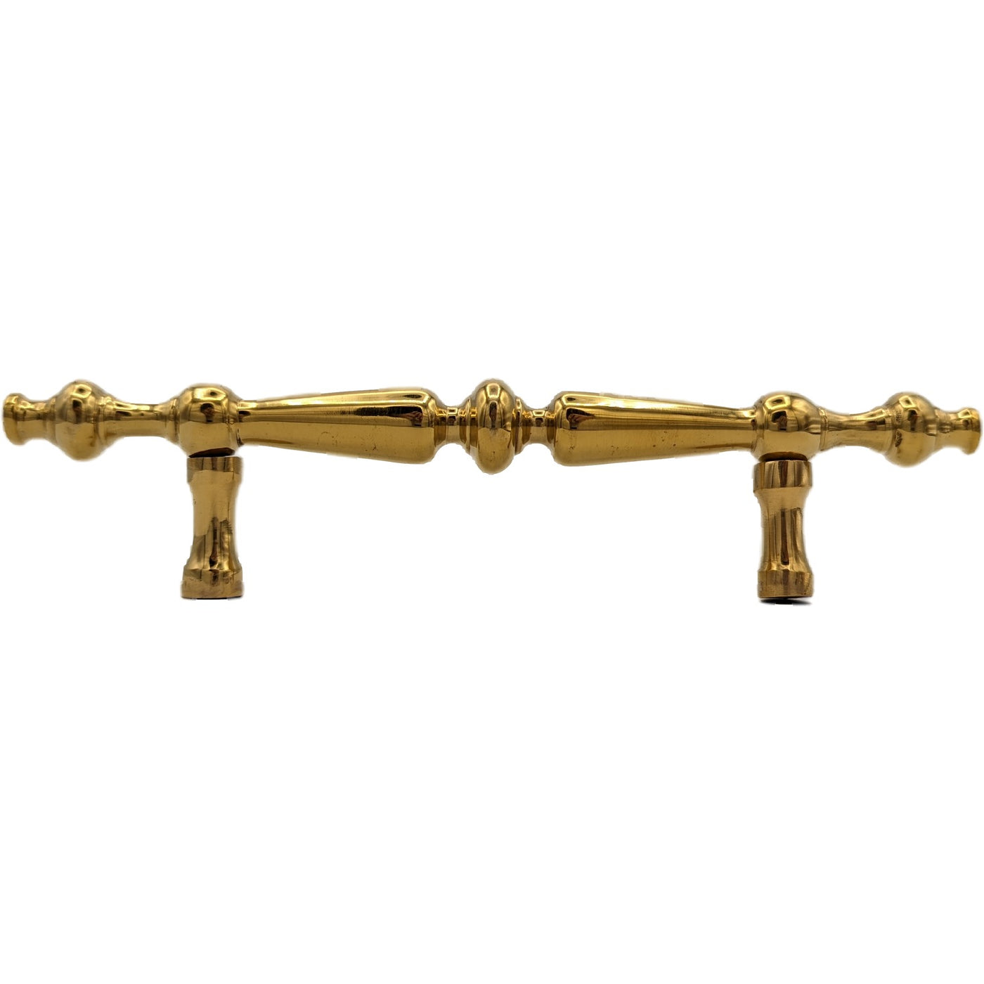 Antique Hardware 6 1/2 Inch Overall (4 Inch c-c) Solid Brass Victorian Pull CABINET PULL