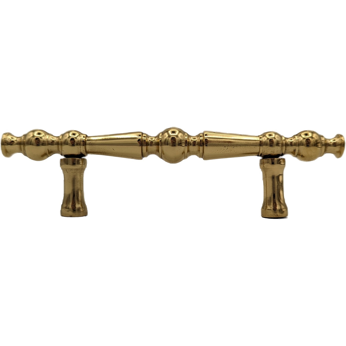 Antique Hardware 5 Inch Overall (3 Inch c-c) Solid Brass Victorian Pull CABINET PULL