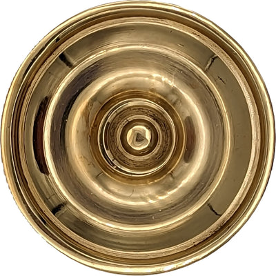 Antique Hardware 2 5/8 Inch Modern Brass Round Disc Cabinet & Furniture Knob CABINET KNOB