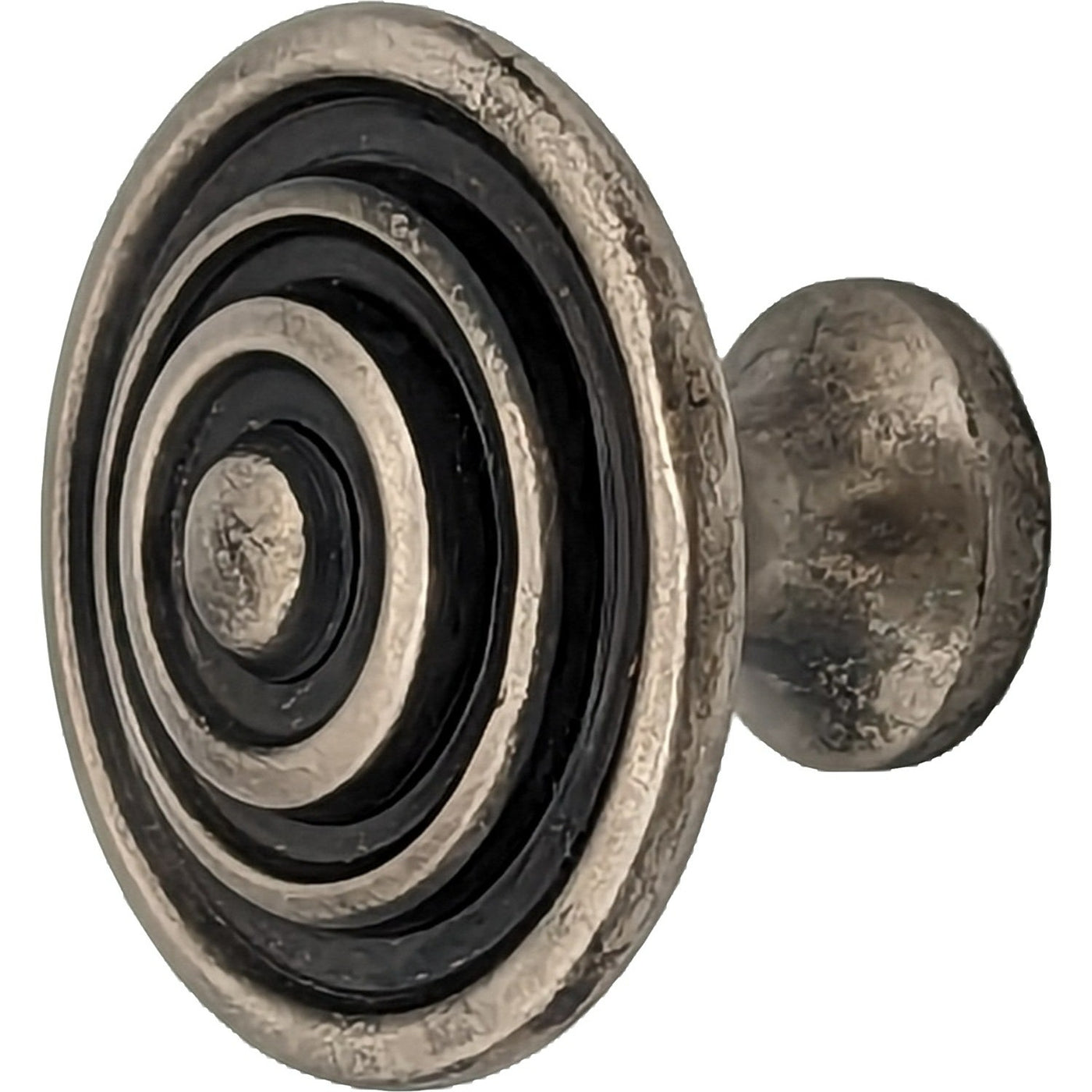 ##Antique Hardware## 1 1/2 Inch Concentric Circle Cabinet Knob (Several Finishes Available)