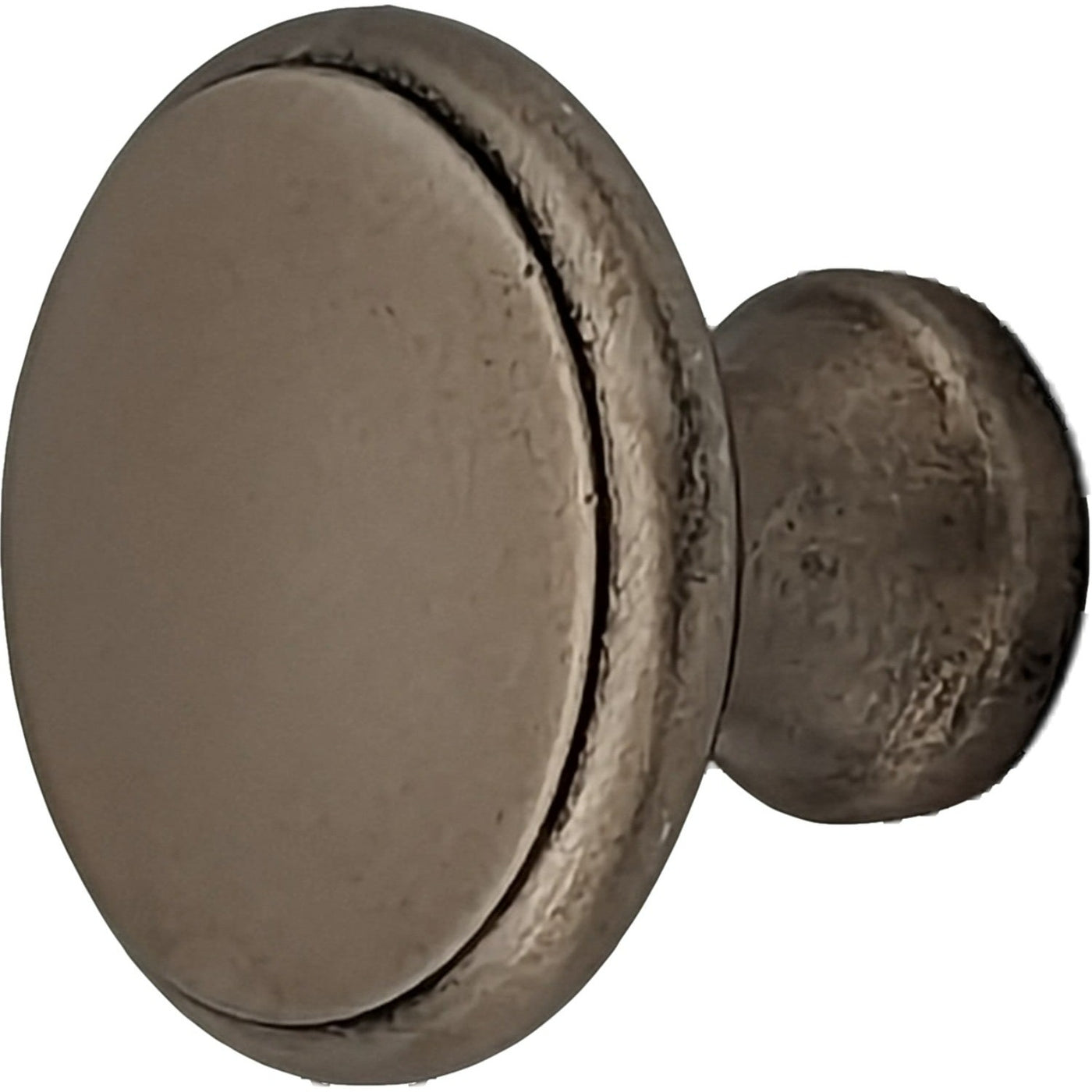 ##Antique Hardware## 1 1/4 Inch Traditional Brass Flat Top Round Cabinet & Furniture Knob