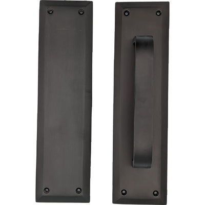 ##Antique Hardware## 10 Inch Quaker Style Pull and Push Plate Set (Several Finish Options)