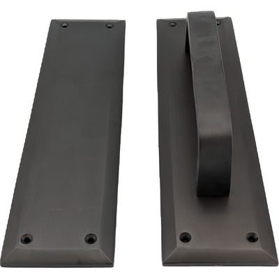 ##Antique Hardware## 10 Inch Quaker Style Pull and Push Plate Set (Several Finish Options)