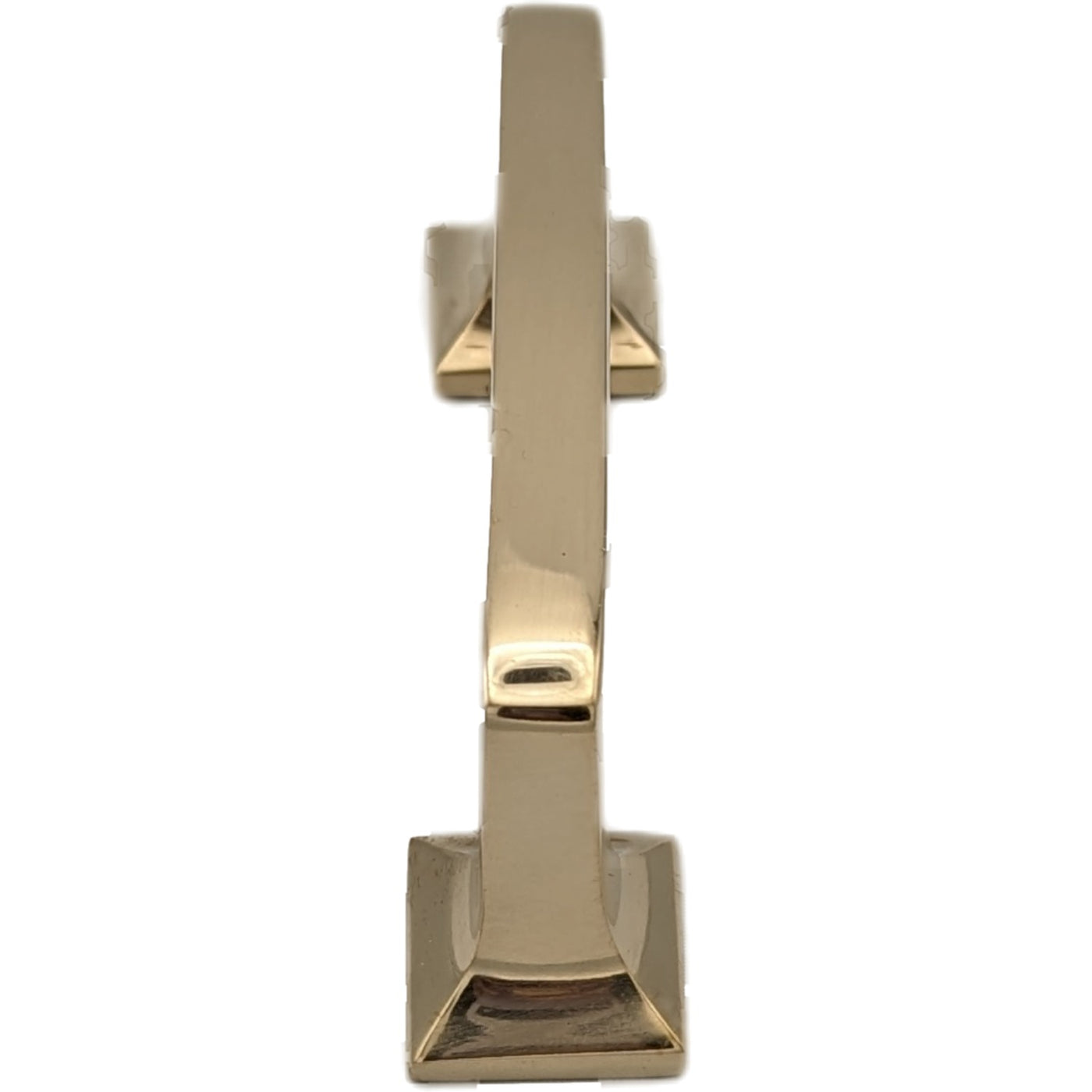 ##Antique Hardware## 4 1/4 Inch Overall (3.25 Inch c-c) Solid Brass Square Traditional Pull