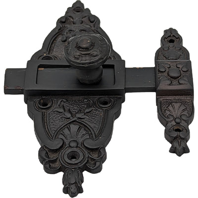 ##Antique Hardware## 5 1/2 Gargoyle French Door or Cabinet Slide Bolt Latch (Several Finishes Available)