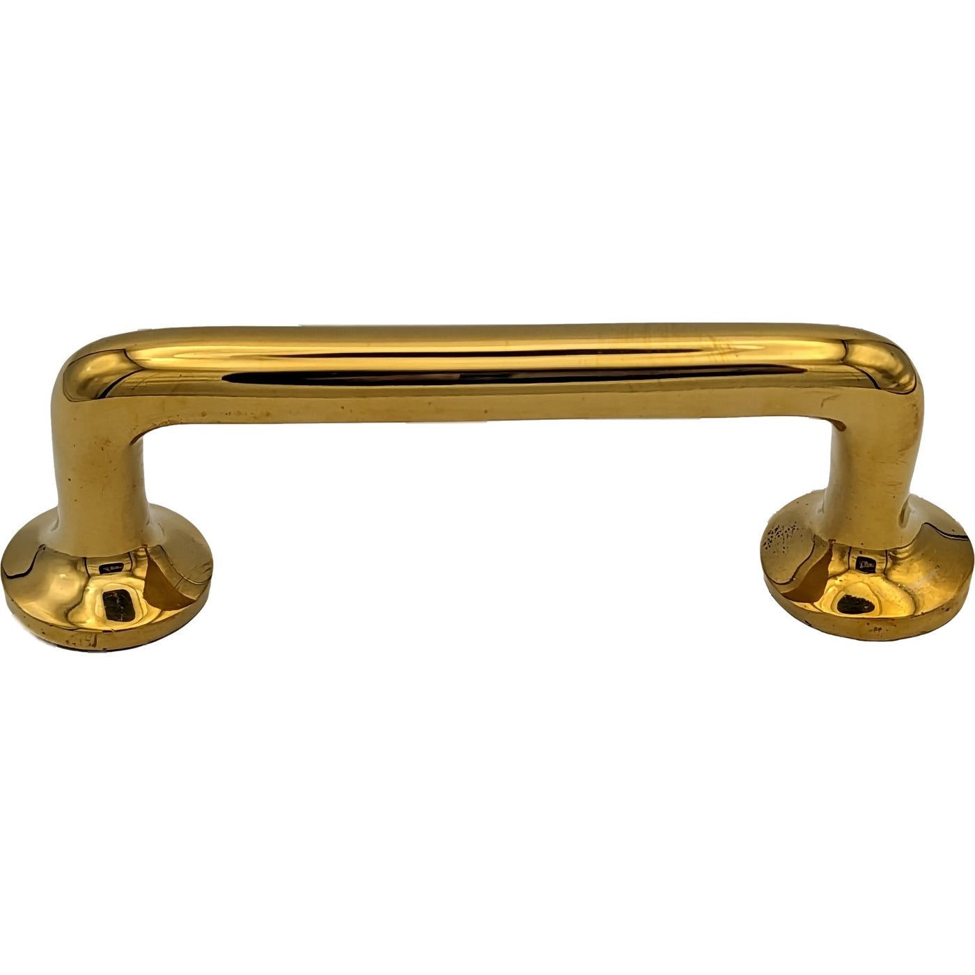 ##Antique Hardware## 5 Inch (4 Inch c-c) Traditional Solid Brass Cabinet Pull