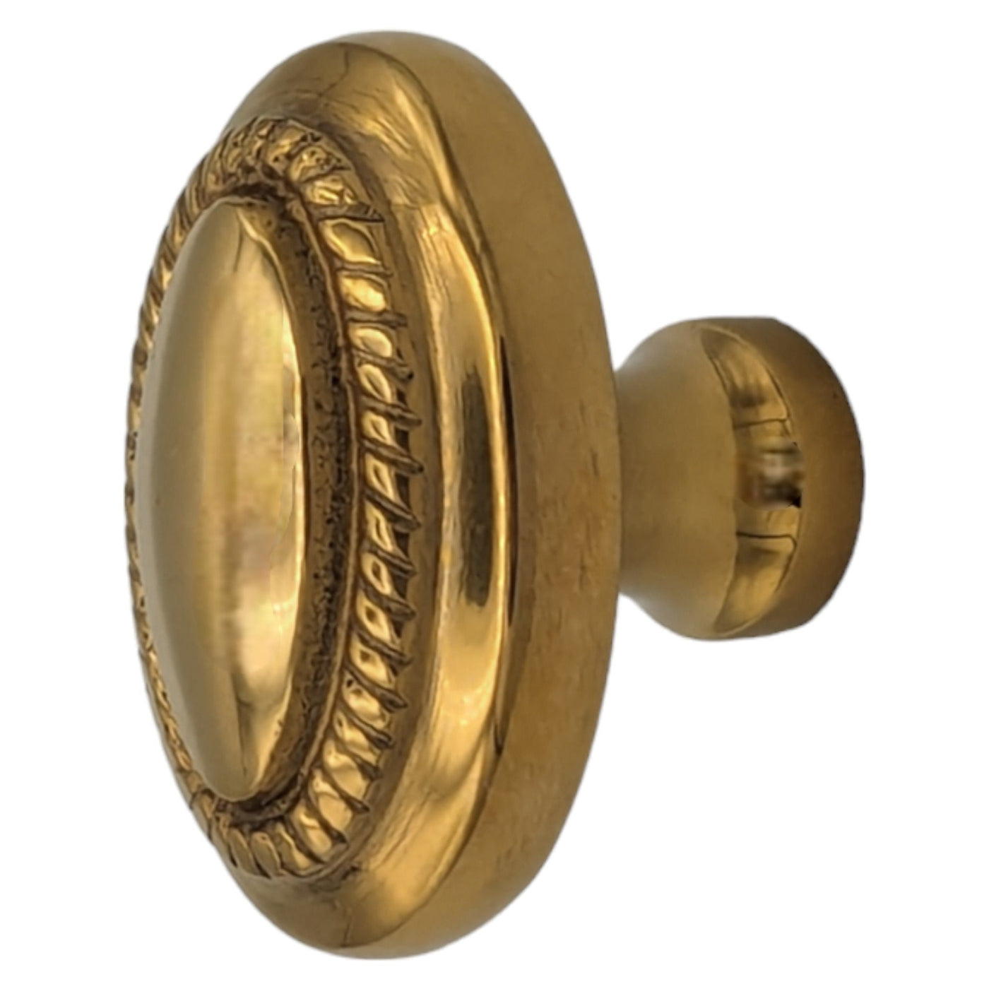 Antique Hardware 1 1/2 Georgian Roped Oval Cabinet Knob (Several Finishes Available) CABINET KNOB