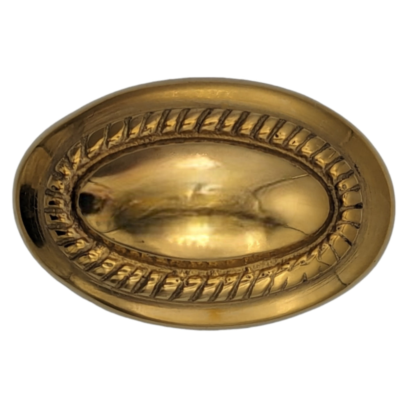 Antique Hardware 1 1/2 Georgian Roped Oval Cabinet Knob (Several Finishes Available) CABINET KNOB