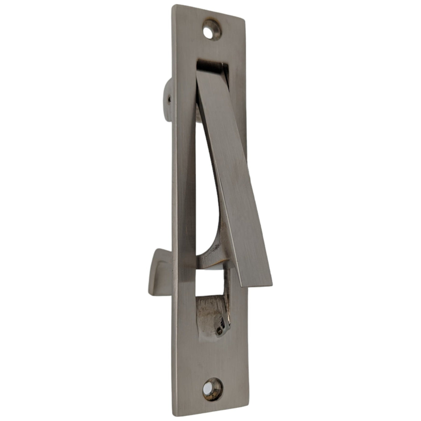 ##Antique Hardware## Open Box Sale Item Plain Edge Pull (Brushed Nickel Finish)