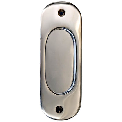 ##Antique Hardware## 5 Inch Traditional Oval Pocket Door Pull (Several Finishes Available)