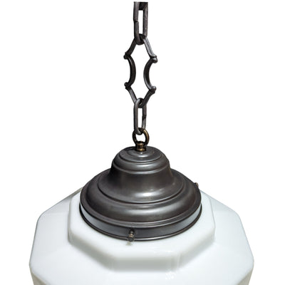 ##Antique Hardware## 34 1/2 Inch Manhattan Skyscraper Grandeur Style Chain Light (Oil Rubbed Bronze Finish)