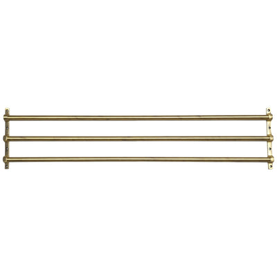 ##Antique Hardware## 36 Inch Solid Brass Triple Push Bar (Several Finishes Available)