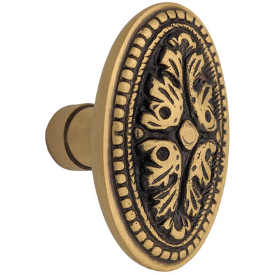 ##Antique Hardware## Avalon Oval Solid Brass Spare Door Knob Set (Several Finishes Available)