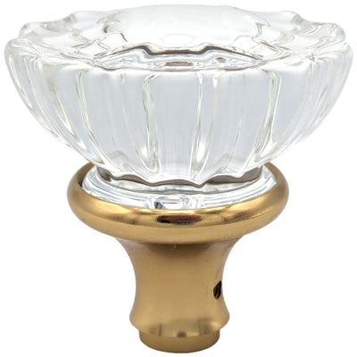 ##Antique Hardware## Fluted Crystal Spare Knob Set (Several Finishes Available)