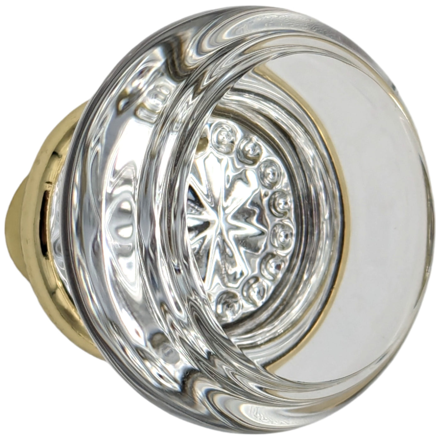 ##Antique Hardware## Round Crystal Spare Door Knob Set (Several Finishes Available)