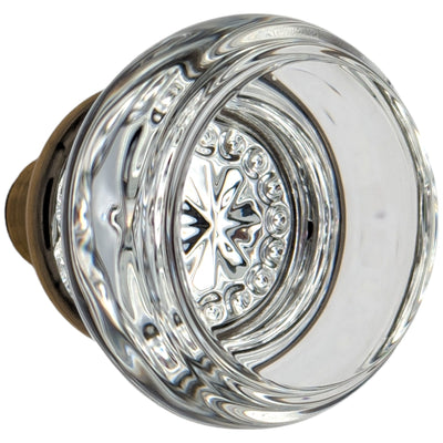 ##Antique Hardware## Round Crystal Spare Door Knob Set (Several Finishes Available)