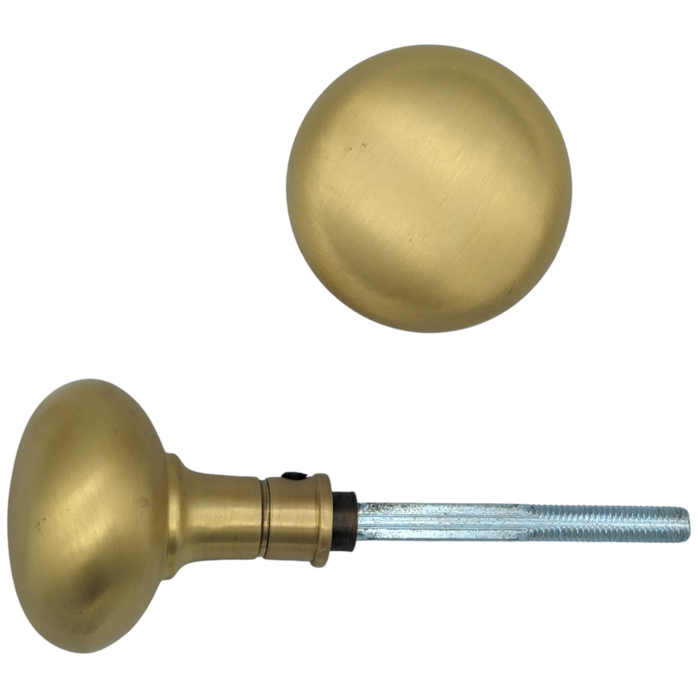 ##Antique Hardware## Round Solid Brass Spare Door Knob Set (Several Finishes Available)