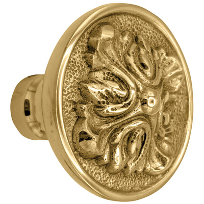 ##Antique Hardware## Romanesque Solid Brass Spare Door Knob Set (Several Finishes Available)