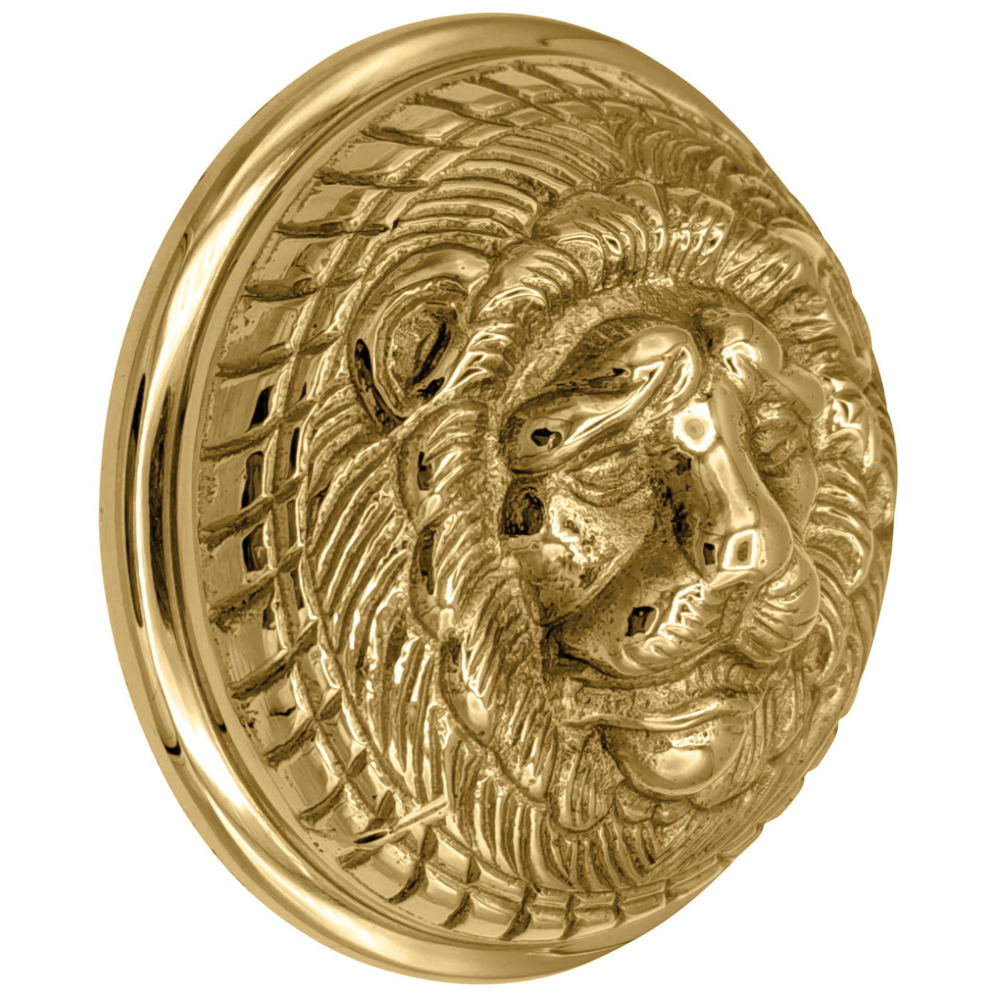 ##Antique Hardware## Lion Solid Brass Spare Door Knob Set (Several Finishes Available)