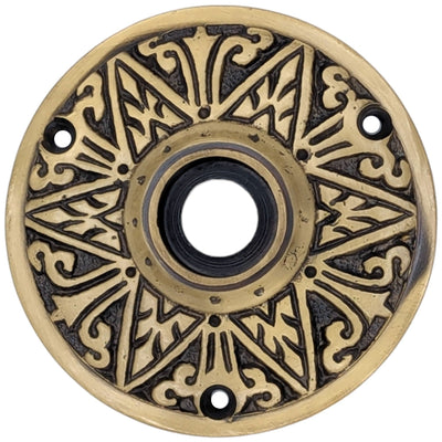 ##Antique Hardware## Eastlake Solid Brass Rosette (Several Finishes Available)