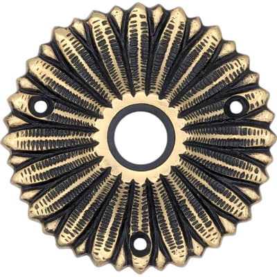 ##Antique Hardware## French Provincial Solid Brass Rosette (Several Finishes Available)