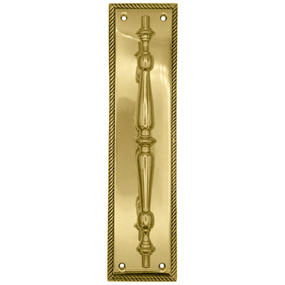 ##Antique Hardware## 11 1/2 Inch Georgian Roped Style Door Pull (Several Finishes Available)